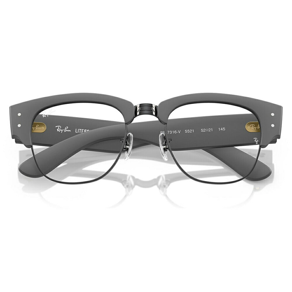 【正規品販売店】度なし1.55レンズ交換+0円 レイバン メガネ フレーム RX7316V 5521 50 52 Ray-Ban レイバン純正レンズ対応 MEGA CLUBMASTER LITEFORCE メガクラブマスター ライトフォース スクエア ユニセックス