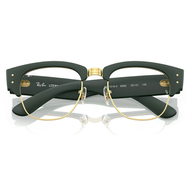 【正規品販売店】度なし1.55レンズ交換+0円 レイバン メガネ フレーム RX7316V 8062 50 52 Ray-Ban レイバン純正レンズ対応 MEGA CLUBMASTER LITEFORCE メガクラブマスター ライトフォース スクエア ユニセックス