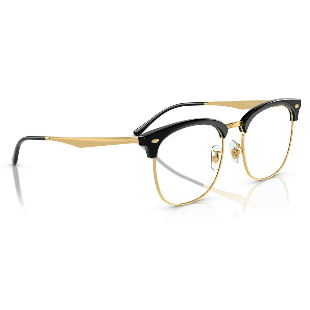 [Authorized Retailer] Non-prescription 1.55 lens replacement +0 yen Ray-Ban glasses frame RX7318D 8239 54 Ray-Ban Ray-Ban genuine lens compatible CLUBMASTER Clubmaster Wellington Brow Metal Classic Asian fit Fashion glasses Eyeglasses 