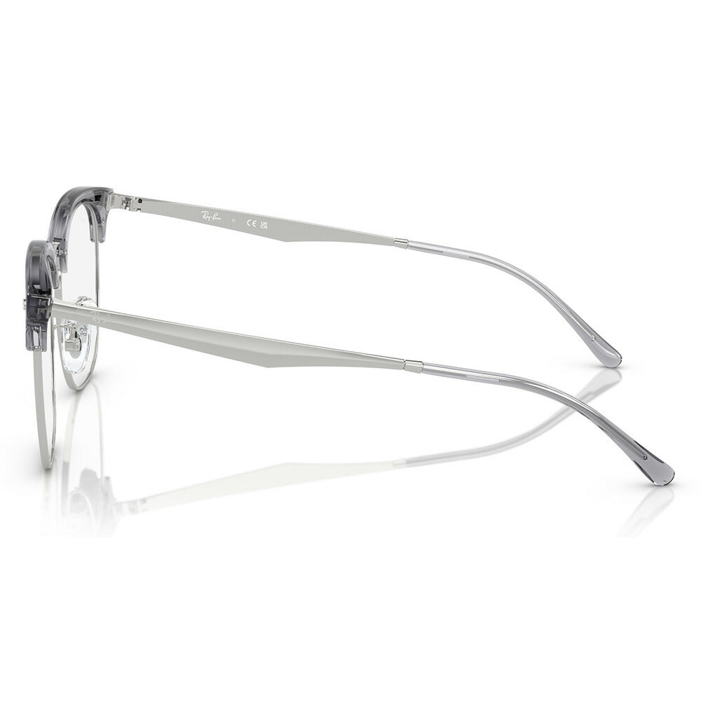 【正規品販売店】レイバン メガネ フレーム サングラス 調光レンズセット RX7318D 8326 54 Ray-Ban CLUBMASTER クラブマスター ウェリントン ブロー メタル クラシック アジアンフィット ニコン トランジションズエクストラアクティブ 運転 ドライブ 伊達メガネ 眼鏡