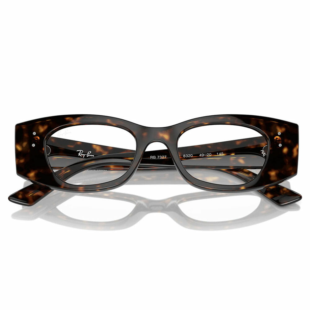 【正規品販売店】度なし1.55レンズ交換+0円 レイバン メガネ フレーム RX7327 8320 50 52 Ray-Ban レイバン純正レンズ対応 KAT レクタングル セル ユニセックス