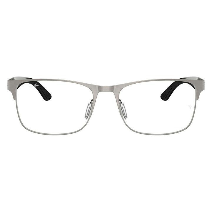 【正規品販売店】度なし1.55レンズ交換+0円 レイバン メガネ フレーム RX7551 3214 54 56 Ray-Ban レイバン純正レンズ対応 チタン メタル スクエア レクタングル 伊達メガネ 眼鏡