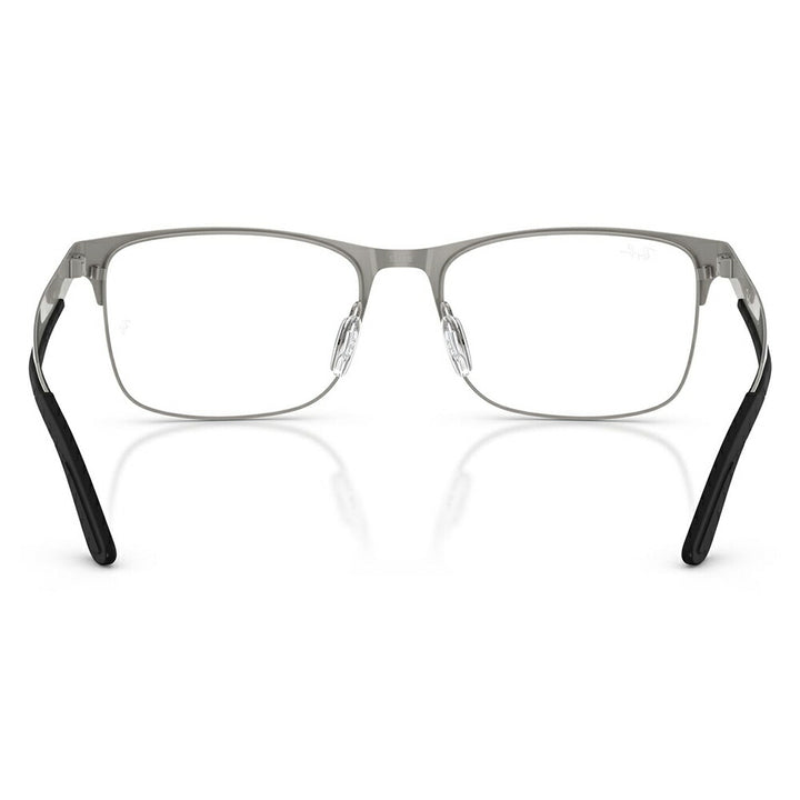 【正規品販売店】度なし1.55レンズ交換+0円 レイバン メガネ フレーム RX7551 3214 54 56 Ray-Ban レイバン純正レンズ対応 チタン メタル スクエア レクタングル 伊達メガネ 眼鏡