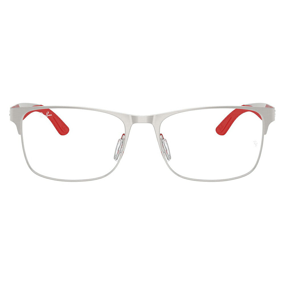 【正規品販売店】度なし1.55レンズ交換+0円 レイバン メガネ フレーム RX7551 3219 54 56 Ray-Ban レイバン純正レンズ対応 チタン メタル スクエア レクタングル 伊達メガネ 眼鏡