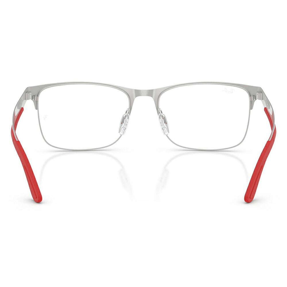 【正規品販売店】度なし1.55レンズ交換+0円 レイバン メガネ フレーム RX7550 3219 55 57 Ray-Ban レイバン純正レンズ対応 チタン メタル スクエア レクタングル 伊達メガネ 眼鏡