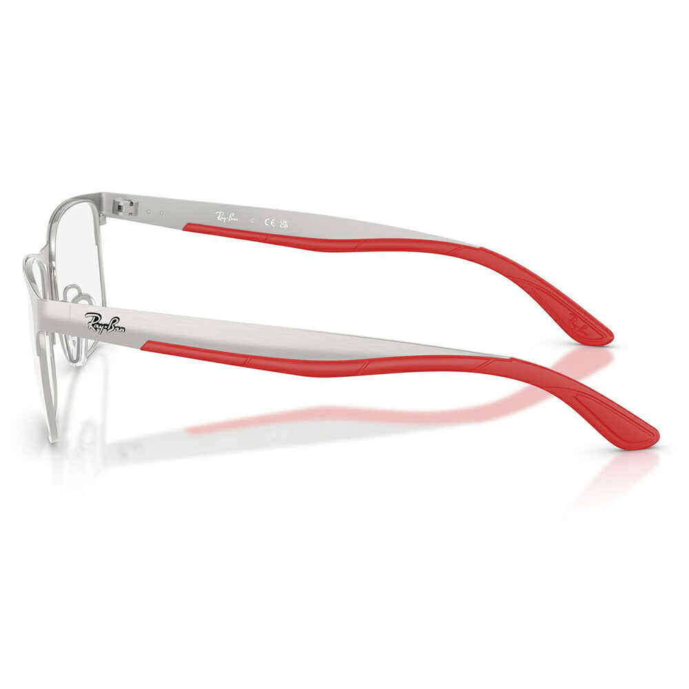 【正規品販売店】度なし1.55レンズ交換+0円 レイバン メガネ フレーム RX7551 3219 54 56 Ray-Ban レイバン純正レンズ対応 チタン メタル スクエア レクタングル 伊達メガネ 眼鏡