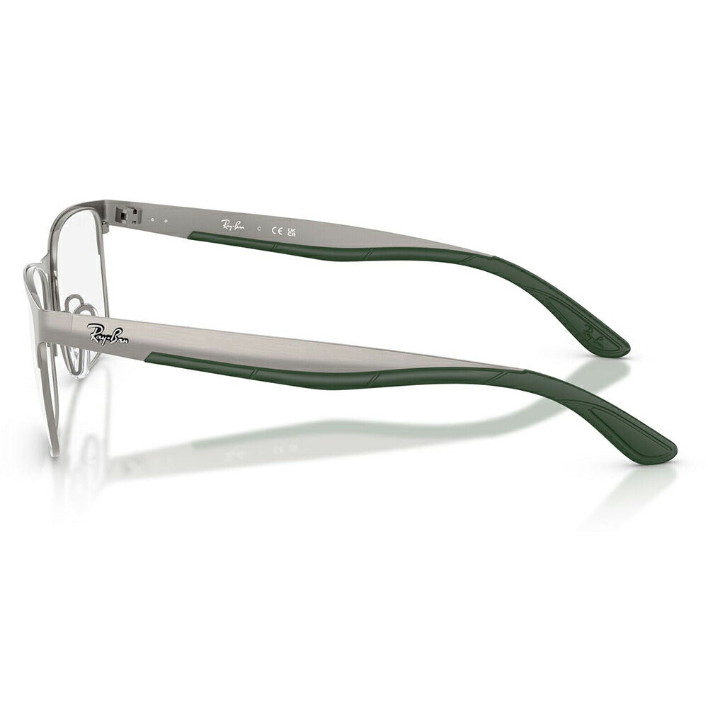 【正規品販売店】度なし1.55レンズ交換+0円 レイバン メガネ フレーム RX7551 3221 54 56 Ray-Ban レイバン純正レンズ対応 チタン メタル スクエア レクタングル 伊達メガネ 眼鏡