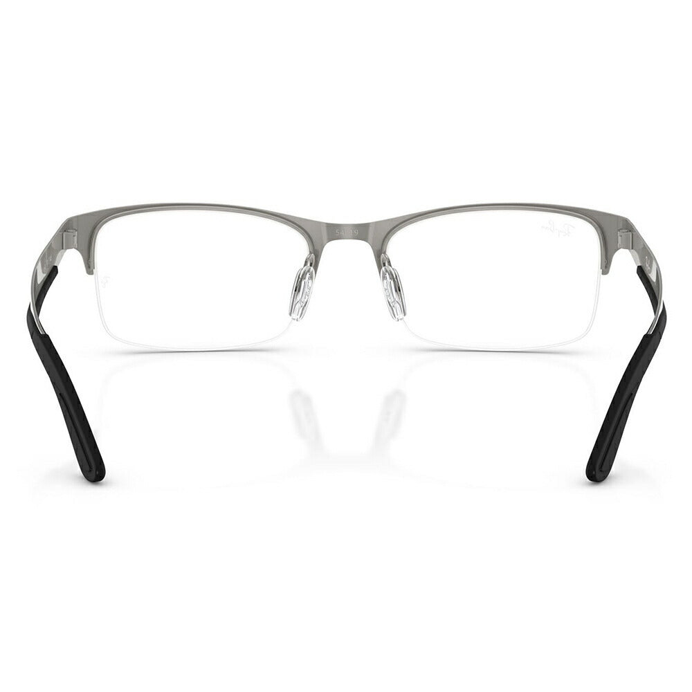 【正規品販売店】度なし1.55レンズ交換+0円 レイバン メガネ フレーム RX7551 3214 54 56 Ray-Ban レイバン純正レンズ対応 チタン メタル スクエア レクタングル 伊達メガネ 眼鏡