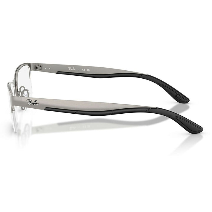 【正規品販売店】度なし1.55レンズ交換+0円 レイバン メガネ フレーム RX7551 3214 54 56 Ray-Ban レイバン純正レンズ対応 チタン メタル スクエア レクタングル 伊達メガネ 眼鏡