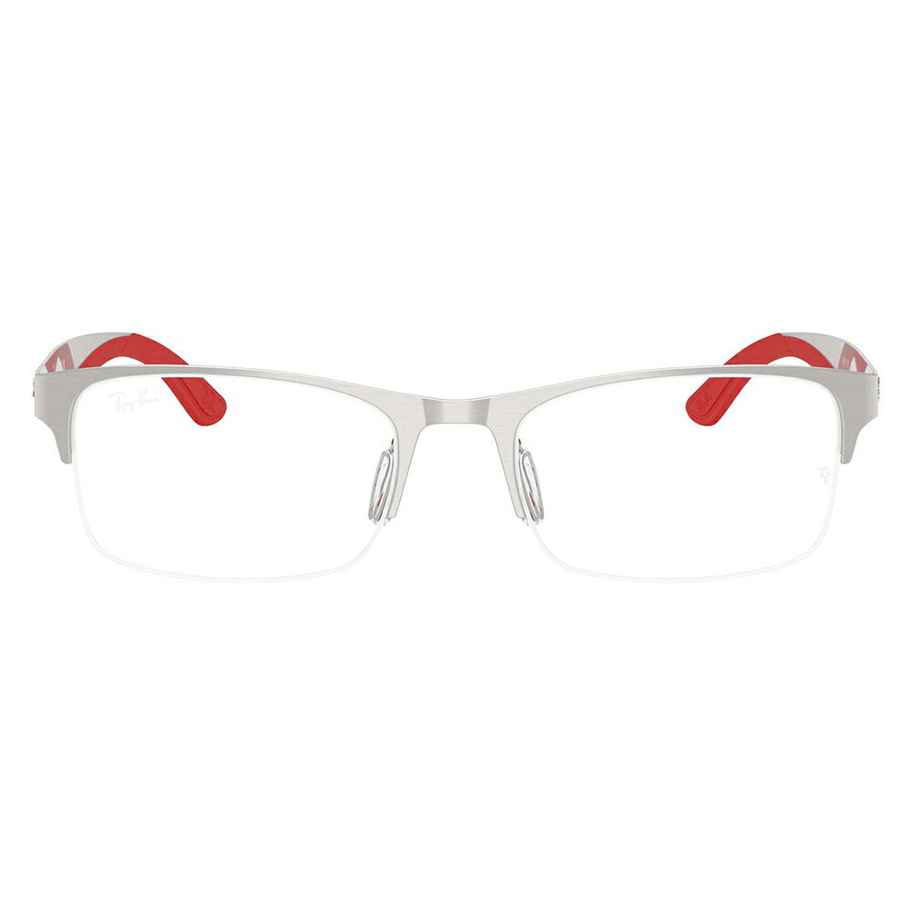【正規品販売店】度なし1.55レンズ交換+0円 レイバン メガネ フレーム RX7551 3219 54 56 Ray-Ban レイバン純正レンズ対応 チタン メタル スクエア レクタングル 伊達メガネ 眼鏡