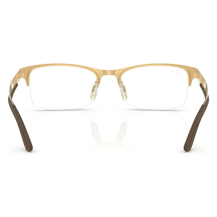 【正規品販売店】度なし1.55レンズ交換+0円 レイバン メガネ フレーム RX7551 3220 54 56 Ray-Ban レイバン純正レンズ対応 チタン メタル スクエア レクタングル 伊達メガネ 眼鏡