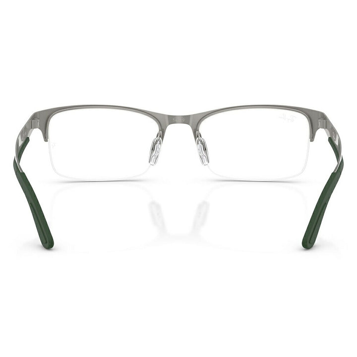 【正規品販売店】度なし1.55レンズ交換+0円 レイバン メガネ フレーム RX7551 3221 54 56 Ray-Ban レイバン純正レンズ対応 チタン メタル スクエア レクタングル 伊達メガネ 眼鏡