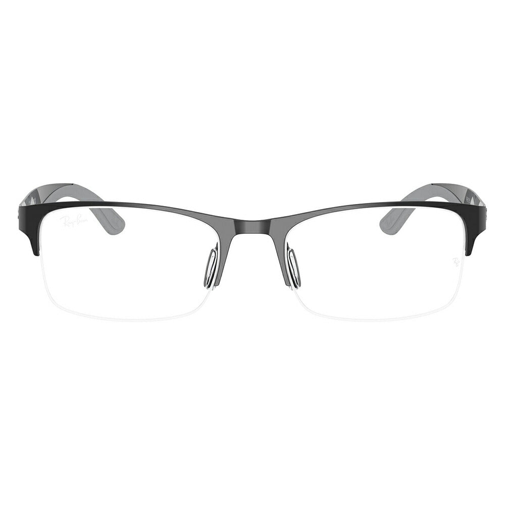 【正規品販売店】度なし1.55レンズ交換+0円 レイバン メガネ フレーム RX7551 3222 54 56 Ray-Ban レイバン純正レンズ対応 チタン メタル スクエア レクタングル 伊達メガネ 眼鏡
