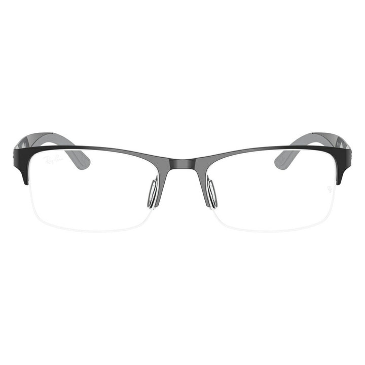 【正規品販売店】度なし1.55レンズ交換+0円 レイバン メガネ フレーム RX7551 3222 54 56 Ray-Ban レイバン純正レンズ対応 チタン メタル スクエア レクタングル 伊達メガネ 眼鏡