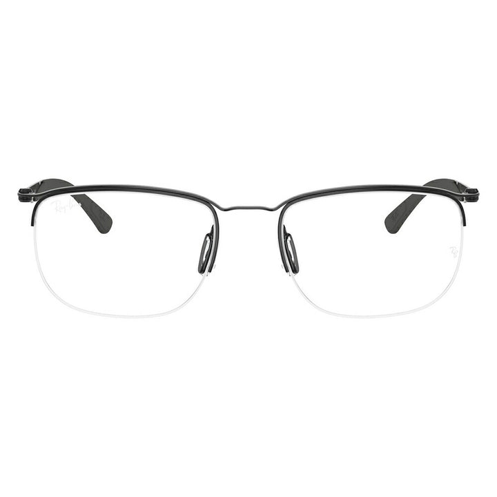 【正規品販売店】度なし1.55レンズ交換+0円 レイバン メガネ フレーム RX7552 3209 52 54 Ray-Ban レイバン純正レンズ対応 チタン メタル スクエア ナイロール 伊達メガネ 眼鏡
