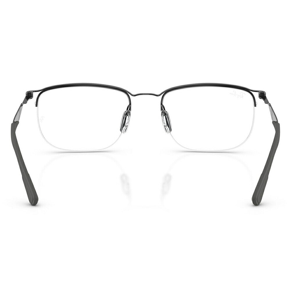 【正規品販売店】度なし1.55レンズ交換+0円 レイバン メガネ フレーム RX7552 3209 52 54 Ray-Ban レイバン純正レンズ対応 チタン メタル スクエア ナイロール 伊達メガネ 眼鏡