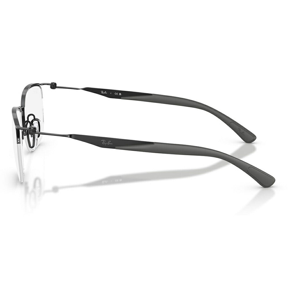 【正規品販売店】度なし1.55レンズ交換+0円 レイバン メガネ フレーム RX7552 3209 52 54 Ray-Ban レイバン純正レンズ対応 チタン メタル スクエア ナイロール 伊達メガネ 眼鏡