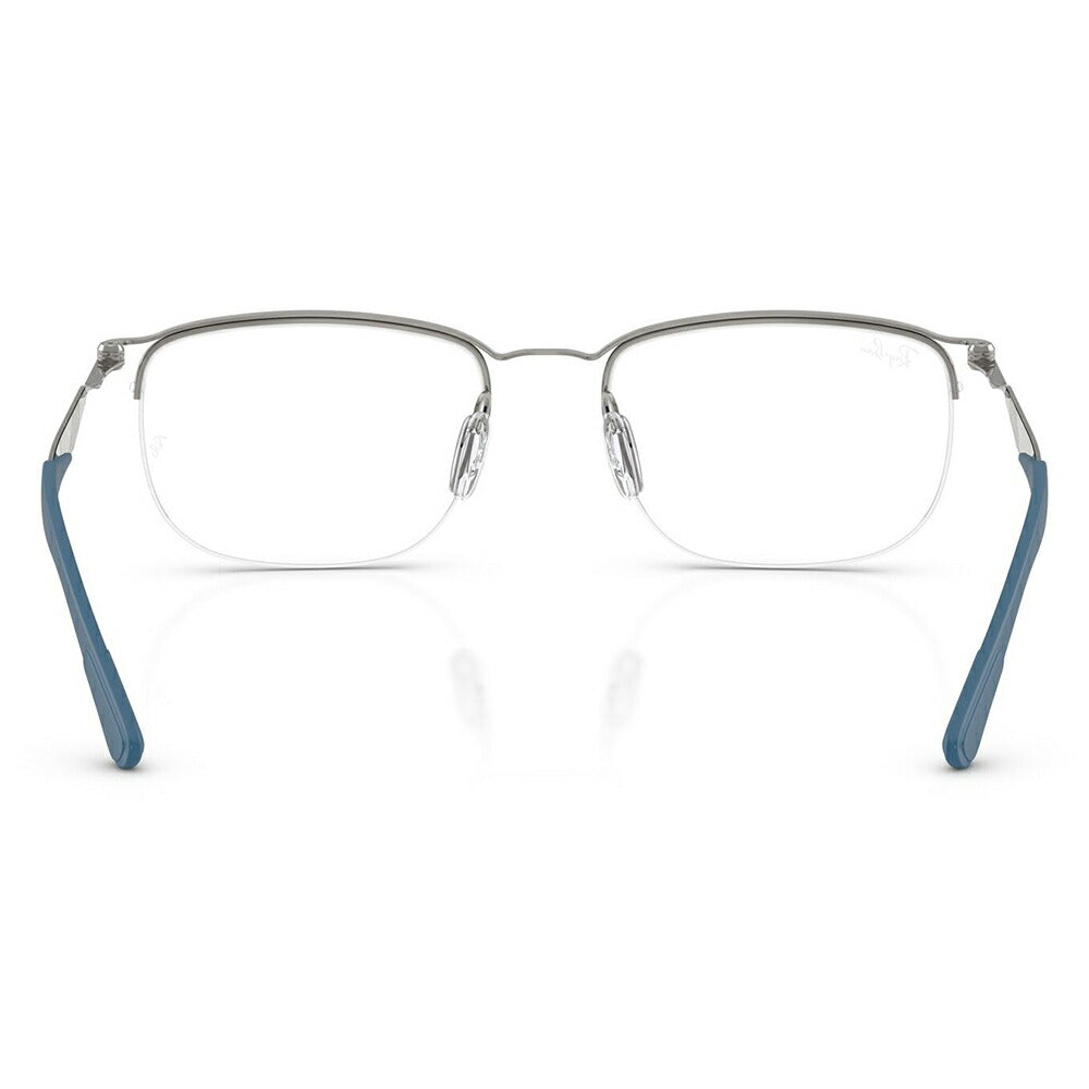 【正規品販売店】度なし1.55レンズ交換+0円 レイバン メガネ フレーム RX7552 3210 52 54 Ray-Ban レイバン純正レンズ対応 チタン メタル スクエア ナイロール 伊達メガネ 眼鏡