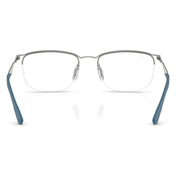 【正規品販売店】度なし1.55レンズ交換+0円 レイバン メガネ フレーム RX7552 3210 52 54 Ray-Ban レイバン純正レンズ対応 チタン メタル スクエア ナイロール 伊達メガネ 眼鏡