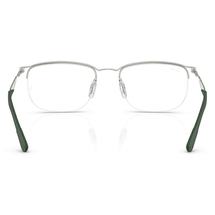 【正規品販売店】度なし1.55レンズ交換+0円 レイバン メガネ フレーム RX7552 3212 52 54 Ray-Ban レイバン純正レンズ対応 チタン メタル スクエア ナイロール 伊達メガネ 眼鏡