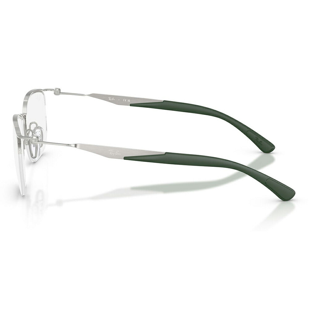 【正規品販売店】度なし1.55レンズ交換+0円 レイバン メガネ フレーム RX7552 3212 52 54 Ray-Ban レイバン純正レンズ対応 チタン メタル スクエア ナイロール 伊達メガネ 眼鏡