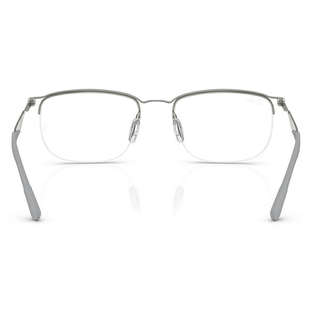 【正規品販売店】度なし1.55レンズ交換+0円 レイバン メガネ フレーム RX7552 3213 52 54 Ray-Ban レイバン純正レンズ対応 チタン メタル スクエア ナイロール 伊達メガネ 眼鏡