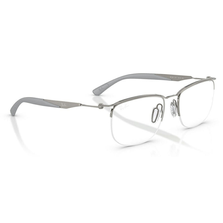 【正規品販売店】度なし1.55レンズ交換+0円 レイバン メガネ フレーム RX7552 3213 52 54 Ray-Ban レイバン純正レンズ対応 チタン メタル スクエア ナイロール 伊達メガネ 眼鏡