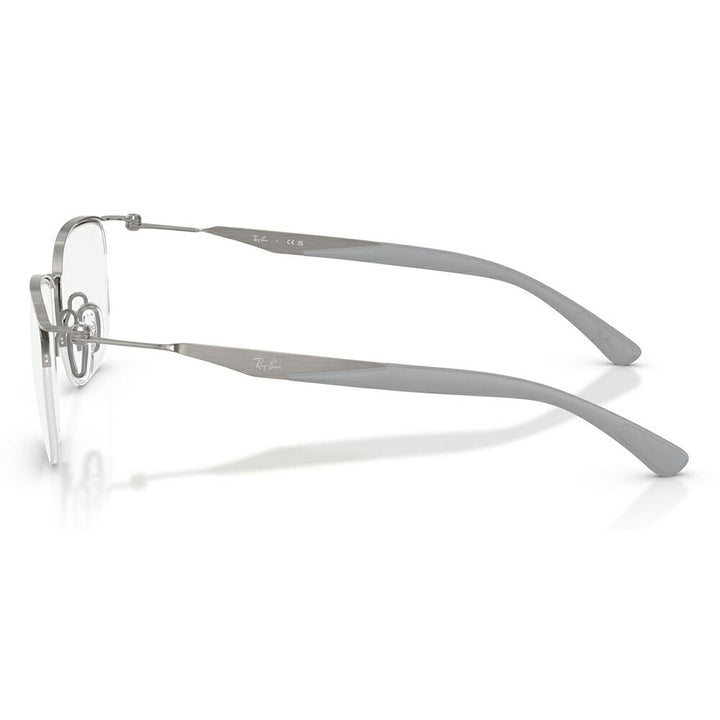 【正規品販売店】度なし1.55レンズ交換+0円 レイバン メガネ フレーム RX7552 3213 52 54 Ray-Ban レイバン純正レンズ対応 チタン メタル スクエア ナイロール 伊達メガネ 眼鏡