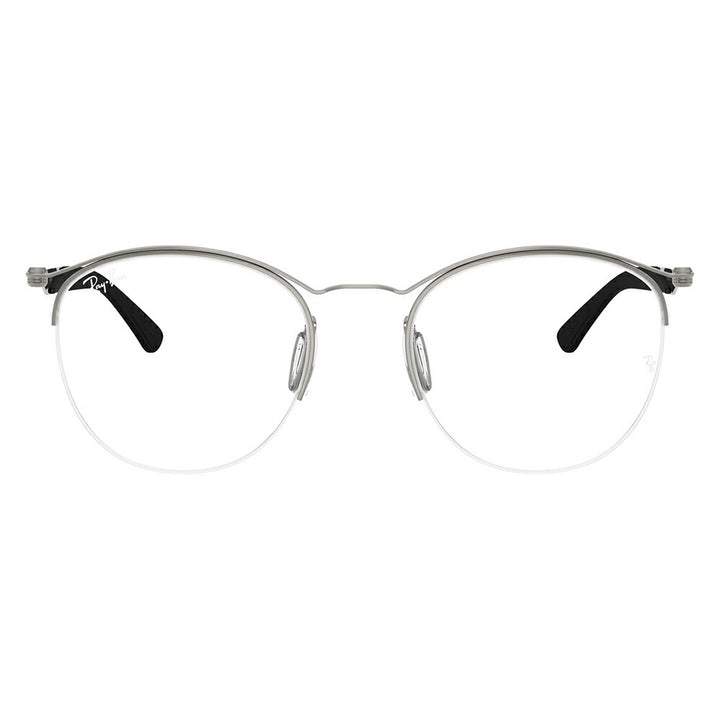 【正規品販売店】度なし1.55レンズ交換+0円 レイバン メガネ フレーム RX7553 3214 50 52 Ray-Ban レイバン純正レンズ対応 チタン メタル ラウンド ナイロール 伊達メガネ 眼鏡