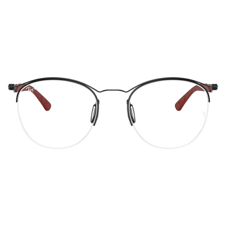 【正規品販売店】度なし1.55レンズ交換+0円 レイバン メガネ フレーム RX7553 3215 50 52 Ray-Ban レイバン純正レンズ対応 チタン メタル ラウンド ナイロール 伊達メガネ 眼鏡