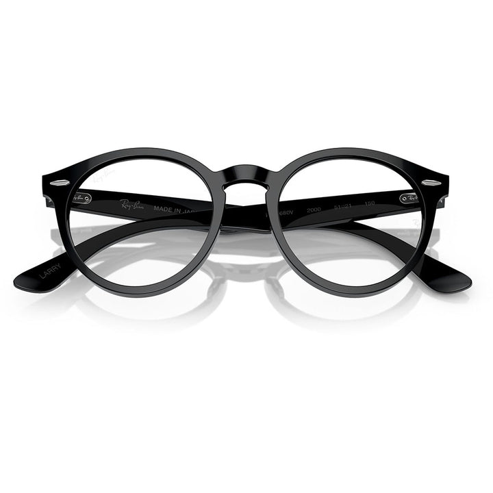 【正規品販売店】度なし1.55レンズ交換+0円 レイバン メガネ フレーム RX7680V 2000 49 51 Ray-Ban レイバン純正レンズ対応 LARRY ラリー 鯖江製 高品質アセテート MADE IN JAPAN 伊達メガネ 眼鏡