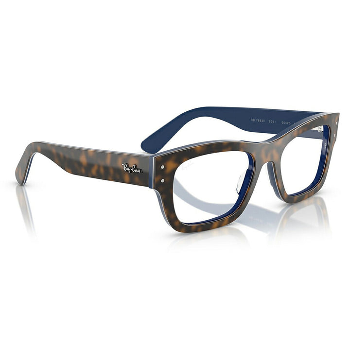 【正規品販売店】度なし1.55レンズ交換+0円 レイバン メガネ フレーム RX7683V 8391 55 Ray-Ban レイバン純正レンズ対応 JOSEPH ジョセフ スクエア セル 眼鏡 伊達メガネ