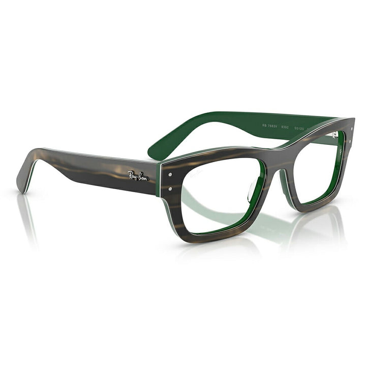 【正規品販売店】度なし1.55レンズ交換+0円 レイバン メガネ フレーム RX7683V 8392 55 Ray-Ban レイバン純正レンズ対応 JOSEPH ジョセフ スクエア セル 眼鏡 伊達メガネ
