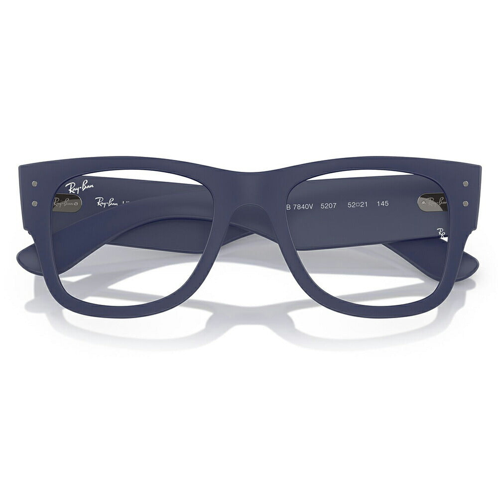 【正規品販売店】度なし1.55レンズ交換+0円 レイバン メガネ フレーム RX7840V 5207 50 52 Ray-Ban レイバン純正レンズ対応 MEGA WAYFARER LITEFORCE メガウェイファーラー ライトフォース スクエア ユニセックス