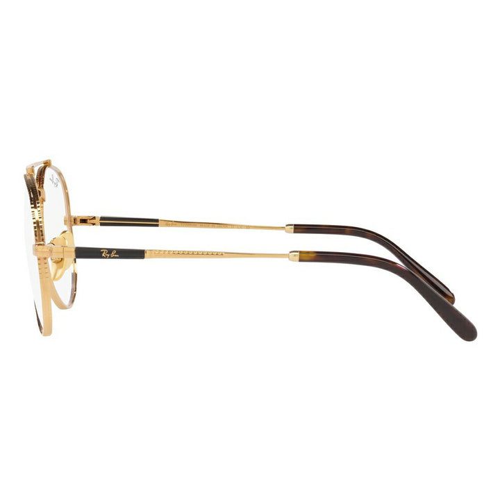 【アウトレット】度なし1.55レンズ交換+0円 レイバン メガネ フレーム RX8225V 1220 55 58 Ray-Ban アビエーター ティアドロップ ダブルブリッジ AVIATOR チタニウム メイドインジャパン 日本製 伊達メガネ 眼鏡