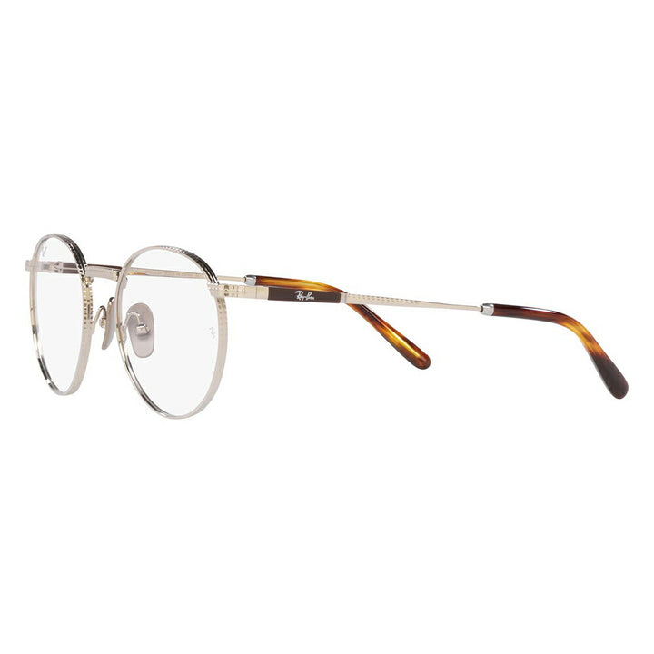 【アウトレット】度なし1.55レンズ交換+0円 レイバン メガネ フレーム RX8237V 1224 47 50 Ray-Ban ラウンド チタニウム ROUND メイドインジャパン 日本製 伊達メガネ 眼鏡