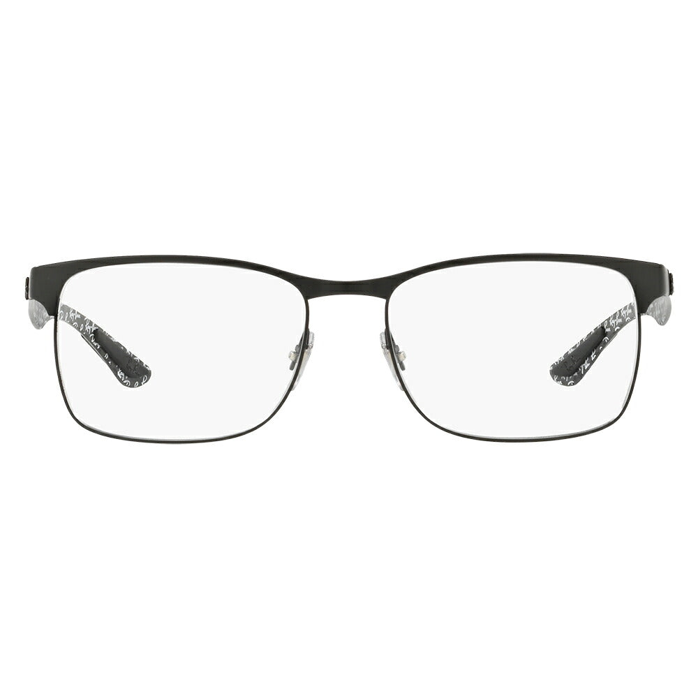 【アウトレット】度なし1.55レンズ交換+0円 レイバン メガネ フレーム RX8416 2503 53 Ray-Ban スクエア カーボン