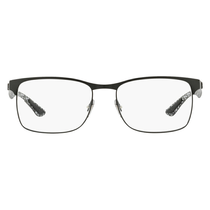 【アウトレット】度なし1.55レンズ交換+0円 レイバン メガネ フレーム RX8416 2503 53 Ray-Ban スクエア カーボン