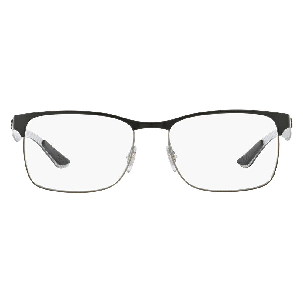 【アウトレット】度なし1.55レンズ交換+0円 レイバン メガネ フレーム RX8416 2916 53 Ray-Ban スクエア カーボン