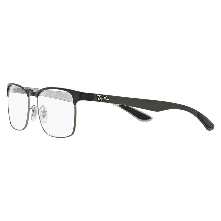 【アウトレット】度なし1.55レンズ交換+0円 レイバン メガネ フレーム RX8416 2916 53 Ray-Ban スクエア カーボン