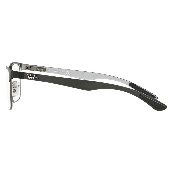【アウトレット】度なし1.55レンズ交換+0円 レイバン メガネ フレーム RX8416 2916 53 Ray-Ban スクエア カーボン