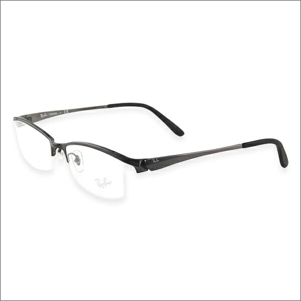 [Outlet] Non-prescription 1.55 lens replacement +0 yen Ray-Ban glasses frame RX8723D 1026 55 Ray-Ban Ray-Ban genuine lens compatible TITANIUM, titanium, lightweight 