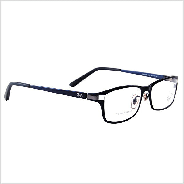 [Outlet] Ray-Ban Glasses Frame Blue Light Cut Lens Set RX8727D 1061 54 Ray-Ban Titanium Square TECH TITANIUM Asian Design Model PC Glasses Prescription Available 