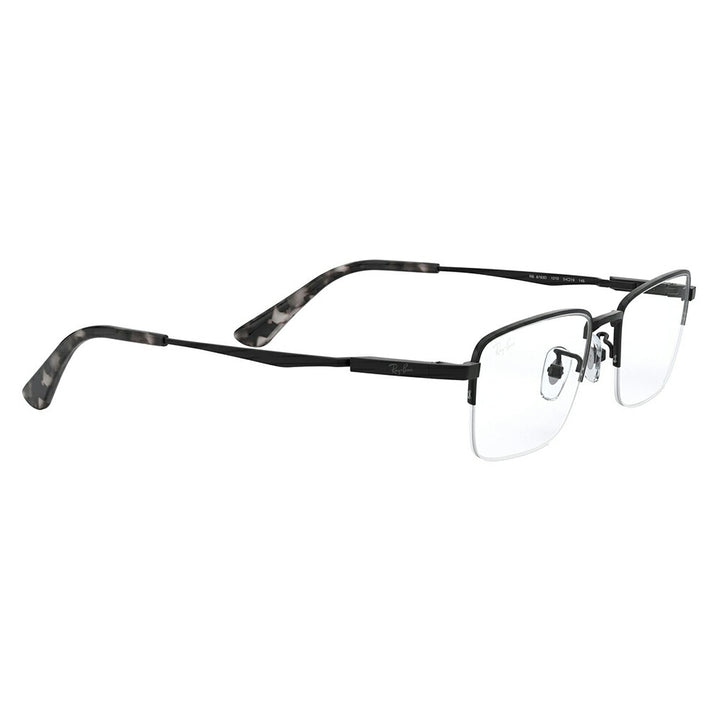 【正規品販売店】レイバン メガネ フレーム 調光レンズセット RX8763D 1210 54 Ray-Ban チタン スクエア アジアンデザインモデル ナイロール ハーフリム