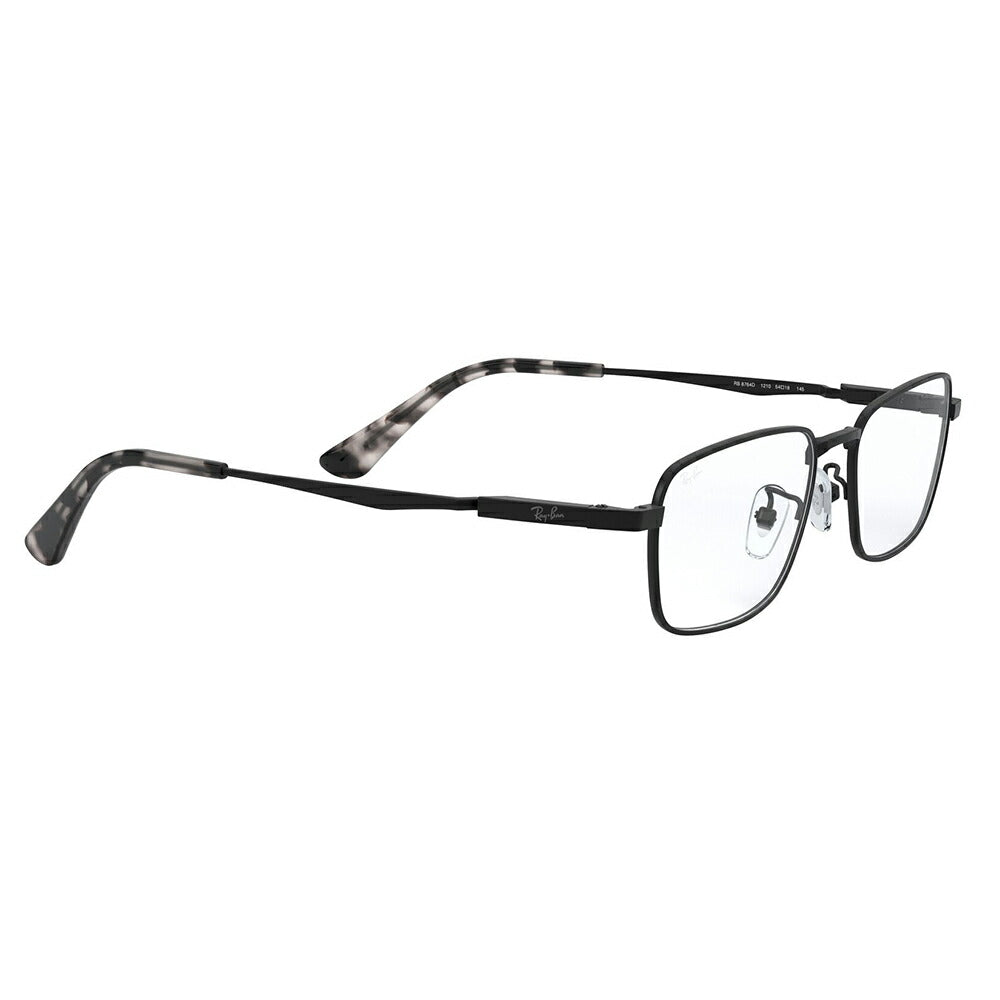 [Outlet] Non-prescription 1.55 lens replacement +0 yen Ray-Ban glasses frame RX8764D 1210 54 Ray-Ban Ray-Ban genuine lens compatible Titanium Square Asian design model Metal 