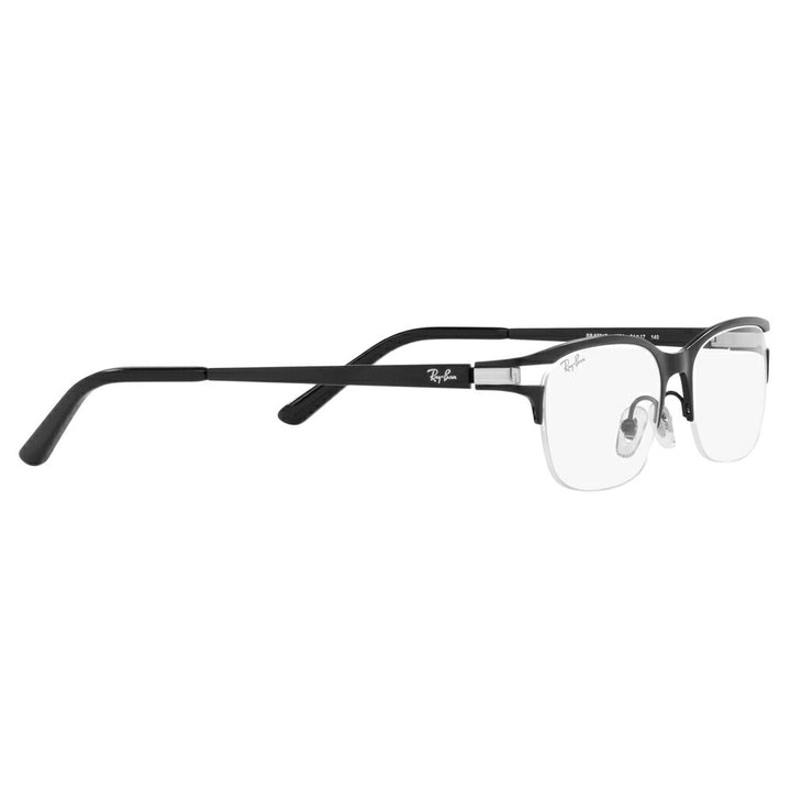 [Outlet] Non-prescription 1.55 lens replacement +0 yen Ray-Ban glasses frame RX8771D 1074 54 Ray-Ban Asian fit Nylor half-rim square metal men's titanium glasses fashion glasses 