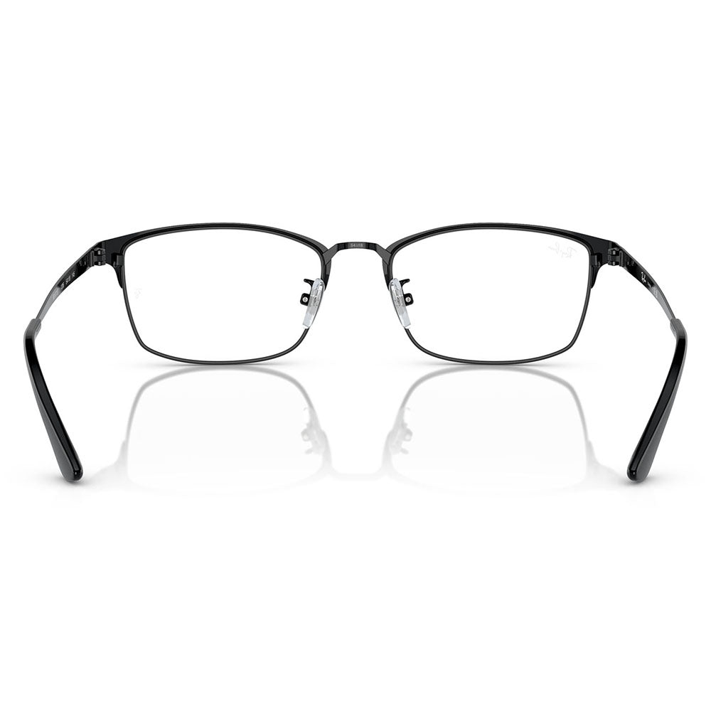 【正規品販売店】度なし1.55レンズ交換+0円 レイバン メガネ フレーム RX8772D 1206 56 Ray-Ban レイバン純正レンズ対応 スクエア メンズ アジアンモデル メタル チタン 伊達メガネ 眼鏡