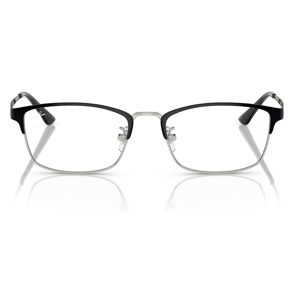 【正規品販売店】度なし1.55レンズ交換+0円 レイバン メガネ フレーム RX8772D 1235 56 Ray-Ban レイバン純正レンズ対応 スクエア メンズ アジアンモデル メタル チタン 伊達メガネ 眼鏡