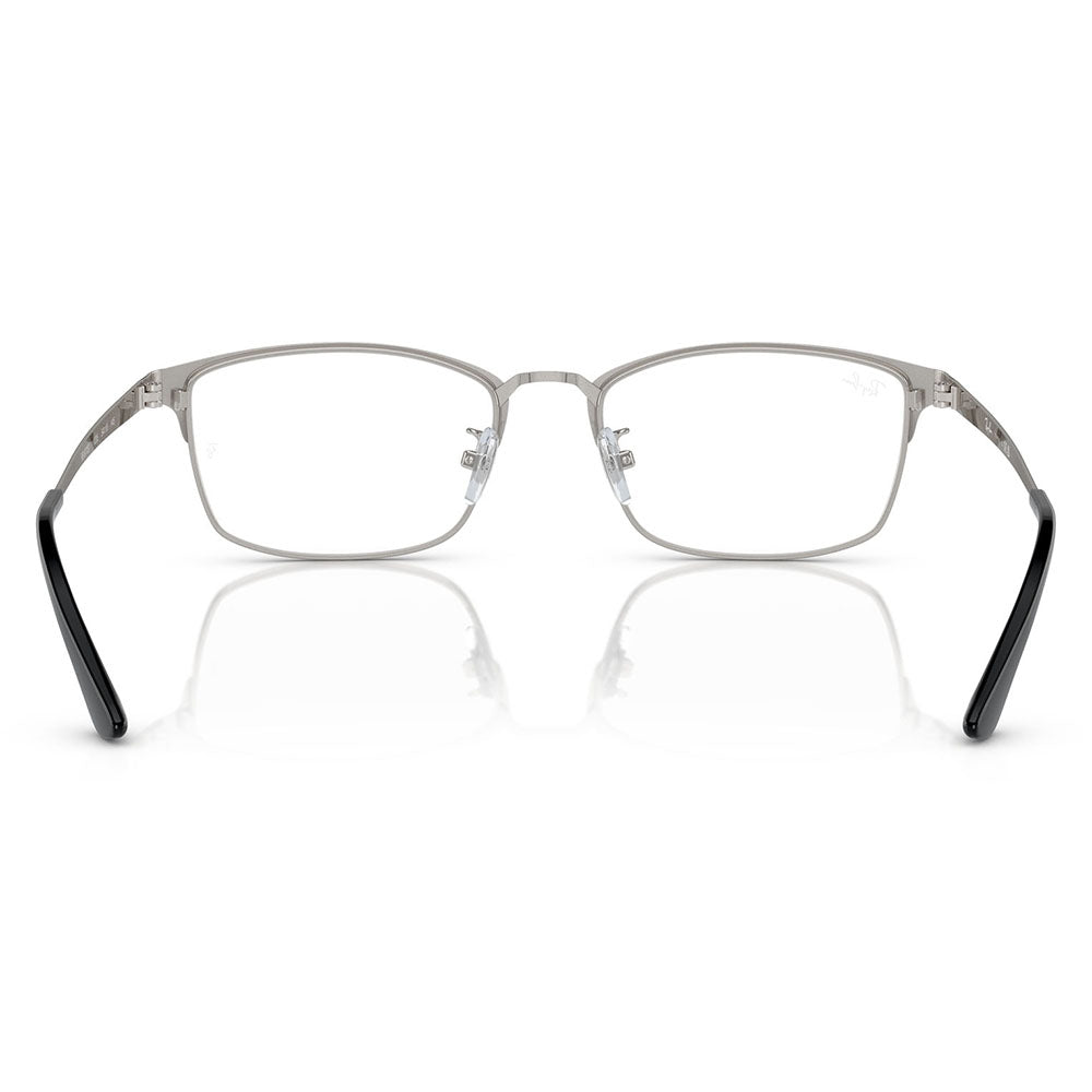 【正規品販売店】度なし1.55レンズ交換+0円 レイバン メガネ フレーム RX8772D 1235 56 Ray-Ban レイバン純正レンズ対応 スクエア メンズ アジアンモデル メタル チタン 伊達メガネ 眼鏡