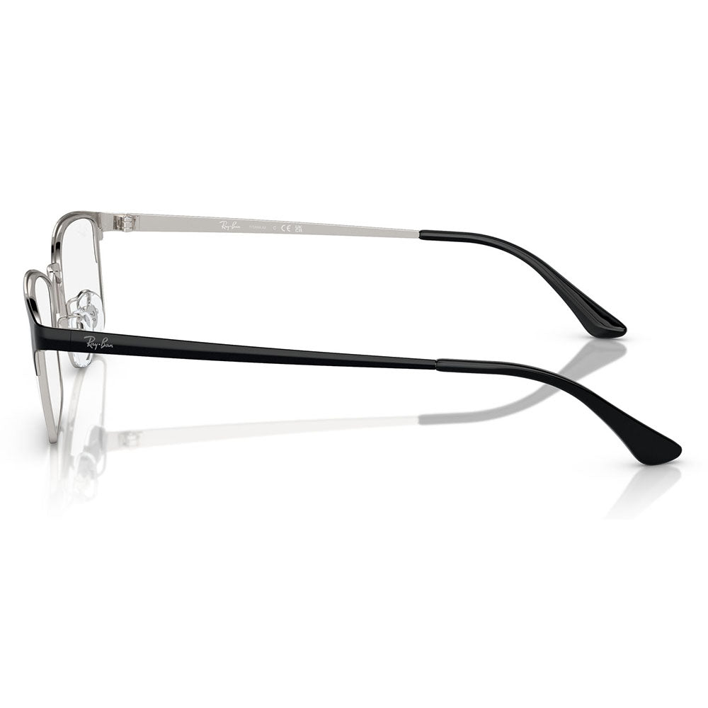【正規品販売店】度なし1.55レンズ交換+0円 レイバン メガネ フレーム RX8772D 1235 56 Ray-Ban レイバン純正レンズ対応 スクエア メンズ アジアンモデル メタル チタン 伊達メガネ 眼鏡